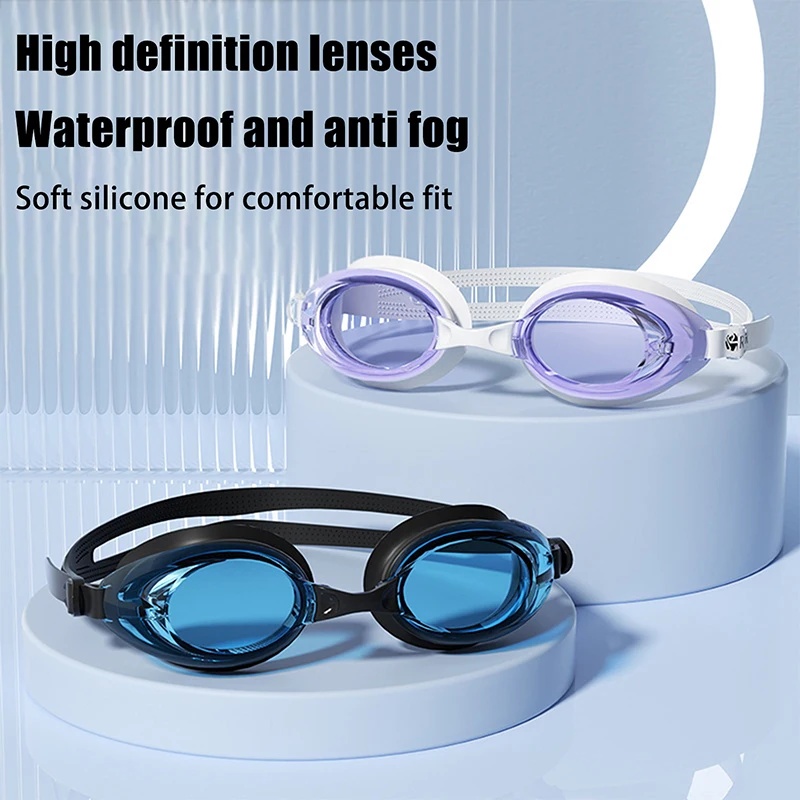 Swim Goggles Anti Fog Uv - プロの水泳ゴーグル大人男性女性プロフェッショナルプール防水防曇水泳眼鏡 UV 保護