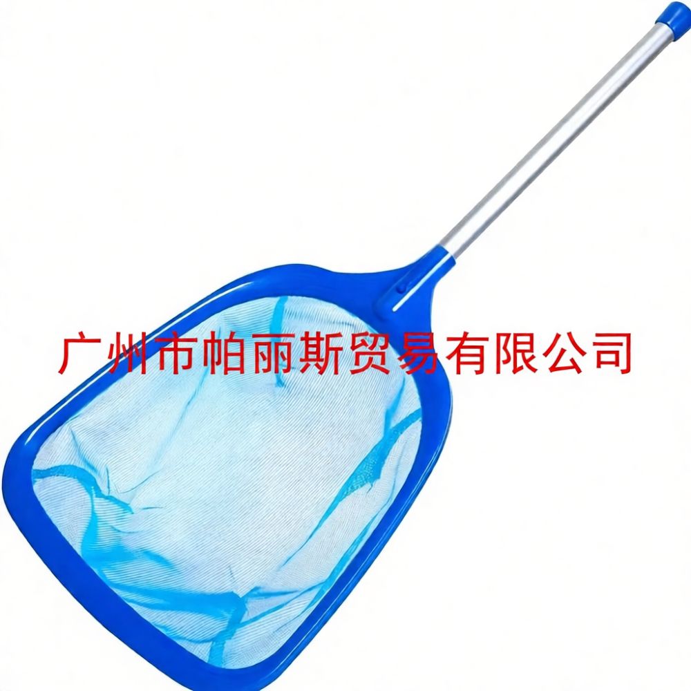 Pool Skimmer Net - 大容量の深型プールネット。丈夫な柄付きで、プールの表面清掃に最適な手動ツールセット。
