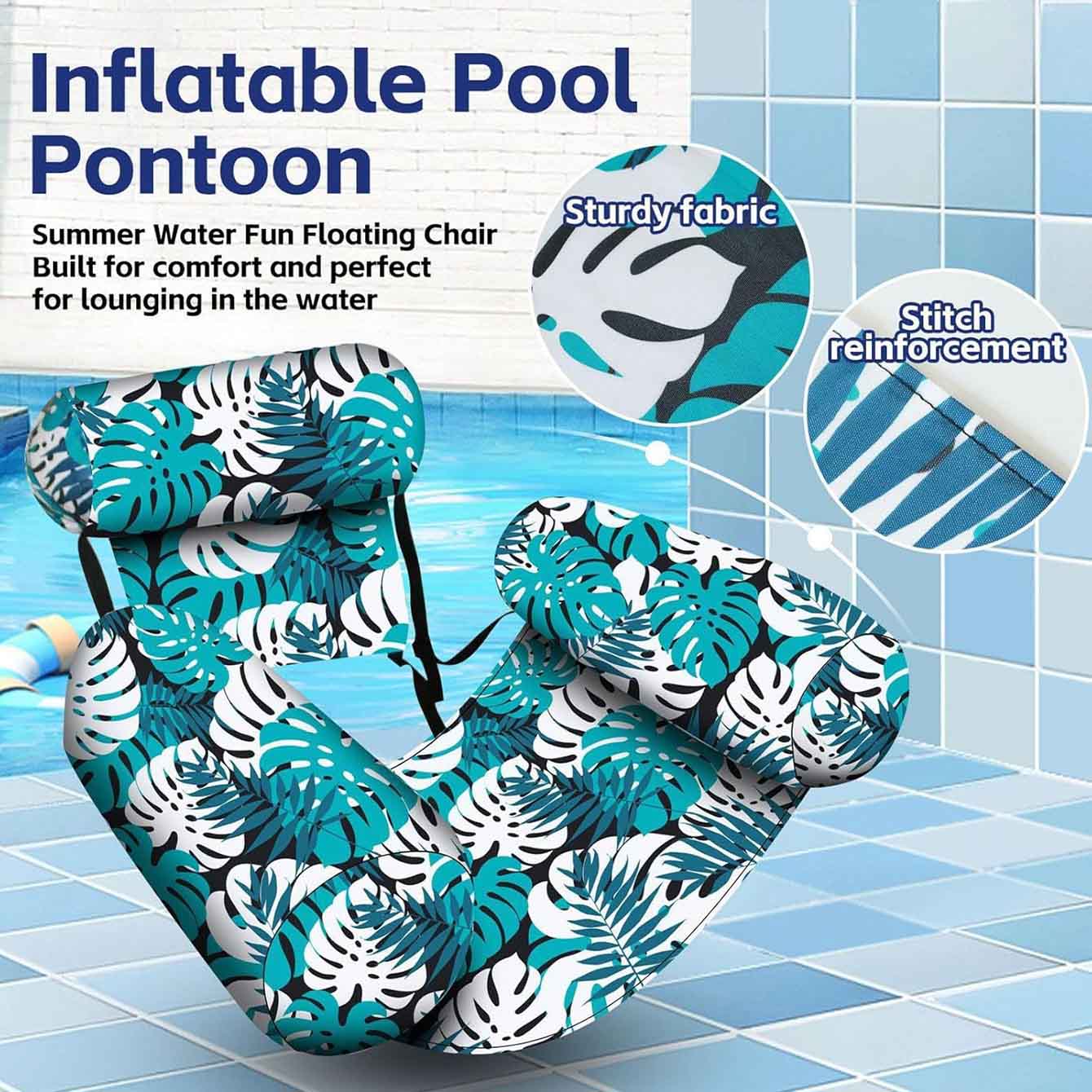 1PC プールフロート 大人用インフレータブルフローティング - Pool Lounger Inflatable のレビューと価格