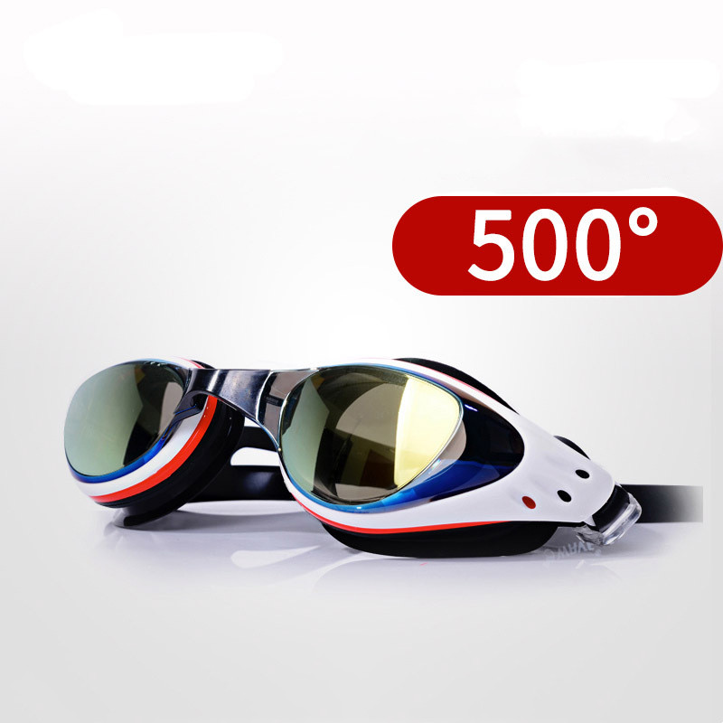プロの近視水泳用ゴーグル,防水防曇,シリコンダイビング - Swim Goggles Anti Fog Uv のレビューと価格