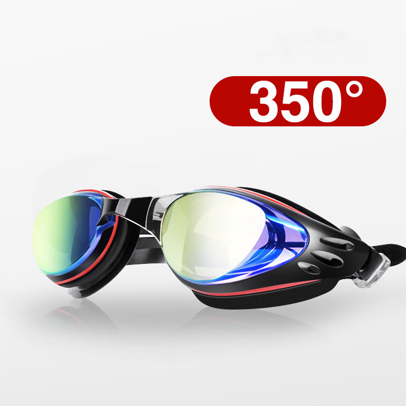プロの近視水泳用ゴーグル,防水防曇,シリコンダイビング - Swim Goggles Anti Fog Uv のレビューと価格
