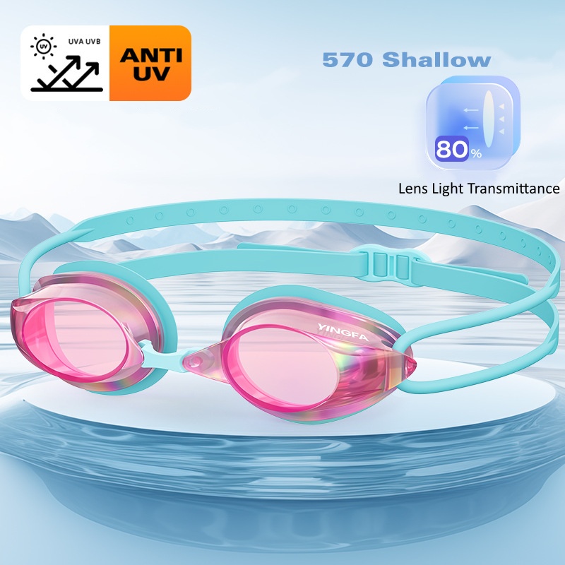 ユニセックスレーシングスイムゴーグル - 曇り止めUV保護、 - Swim Goggles Anti Fog Uv のレビューと価格