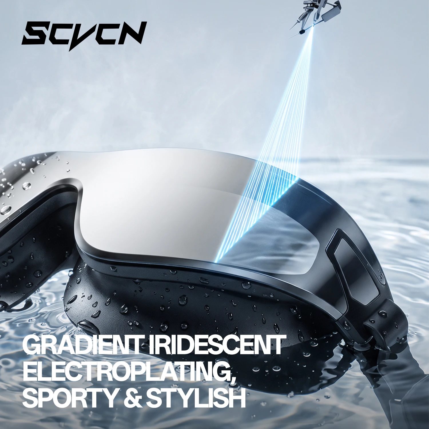 SCVCN製、男性用、屋内用、プロ仕様、大人用、曇り止め、U - Swim Goggles Anti Fog Uv のレビューと価格