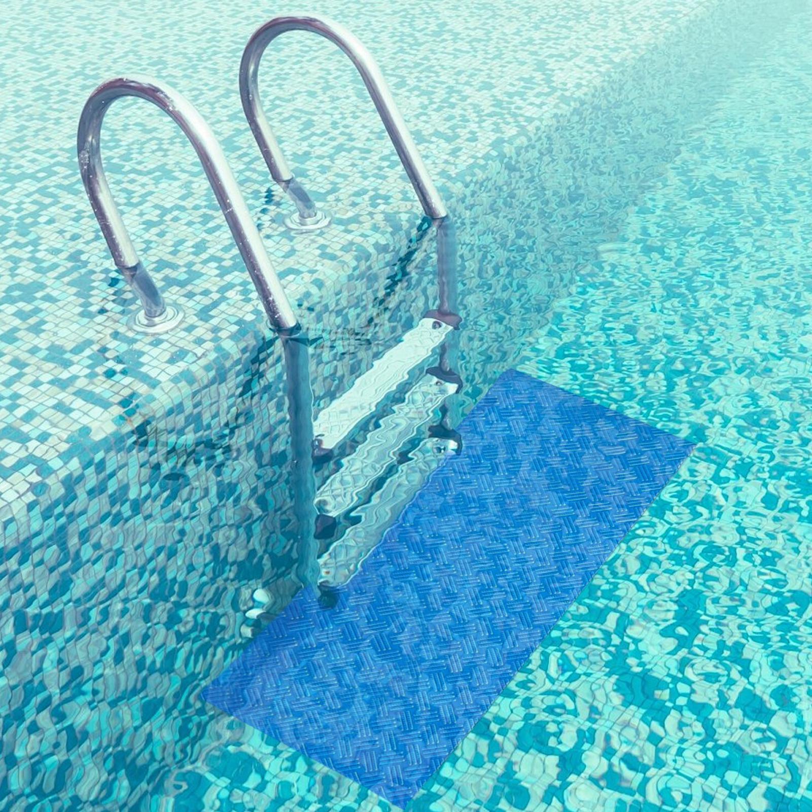 プールはしごマット 安全 滑り止め プールステップパッド ボ - Pool Ladder Above Ground のレビューと価格