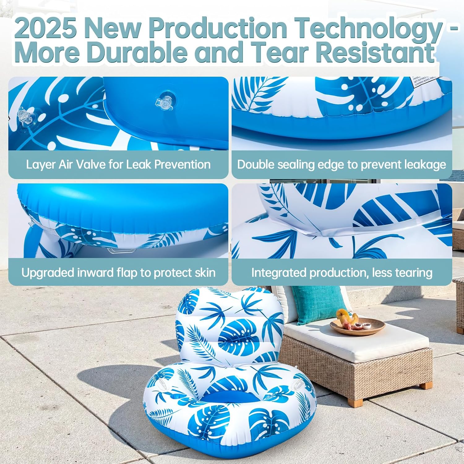 プールフロート インフレータブルプールフロート カップホルダ - Pool Lounger Inflatable のレビューと価格