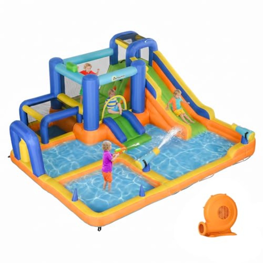 7in1 インフレータブルウォータースライド バウンスハウス - Water Slide Inflatable のレビューと価格