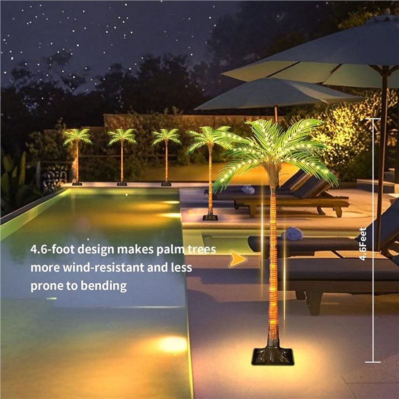 ABRW-ソーラーパームツリーライト、ライトアッププラスチッ - Pool Light Solar Rechargeable のレビューと価格