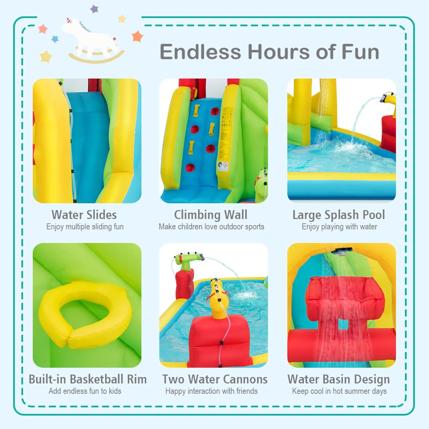 巨大なインフレータブルウォーターパーク遊具 - 子供用ブロウ - Water Slide Inflatable のレビューと価格