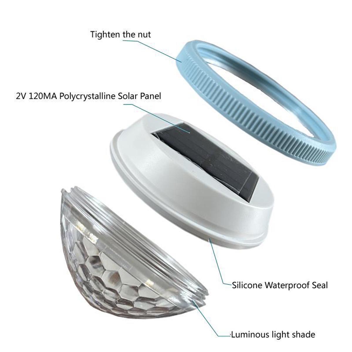 ソーラーフローティングプールライトプールランプ電源付きランプ - Pool Light Solar Rechargeable のレビューと価格