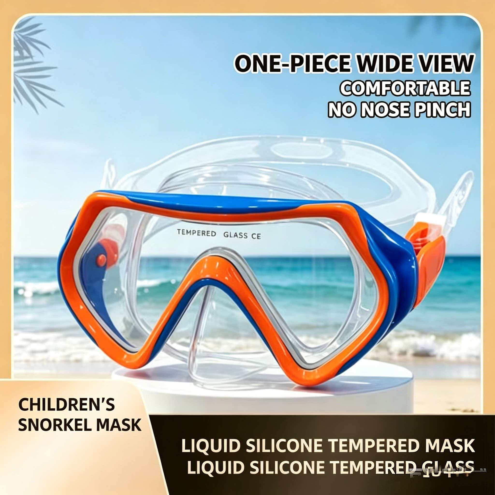 新しいスタイルの完全乾式シュノーケリングセット（子供用シリコ - Snorkel Mask Full Face のレビューと価格