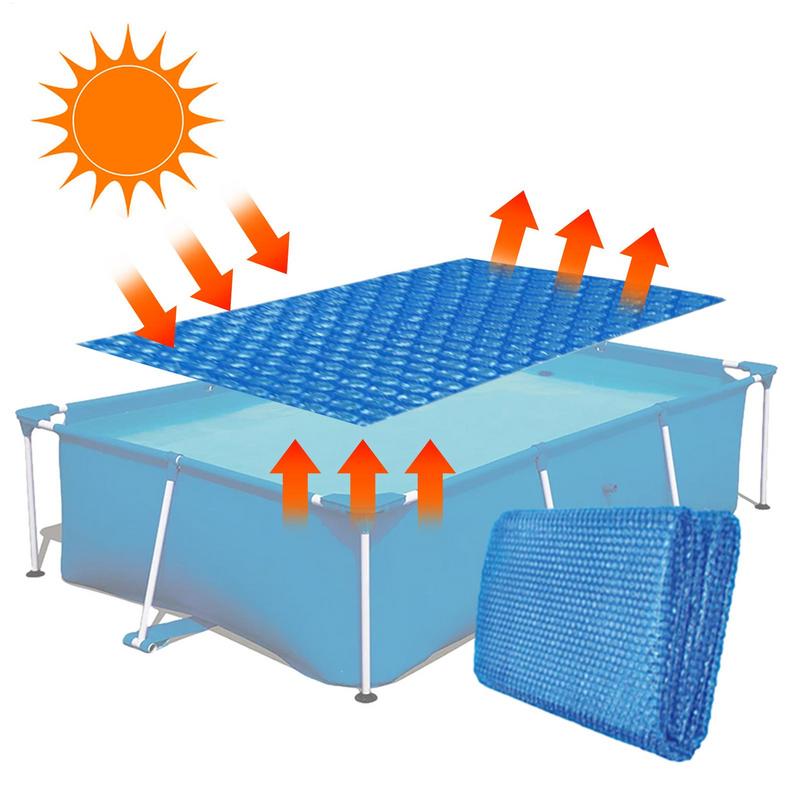 ソーラープールカバー 汚染防止バブルソーラーカバー スイミン - Pool Cover Waterproof のレビューと価格