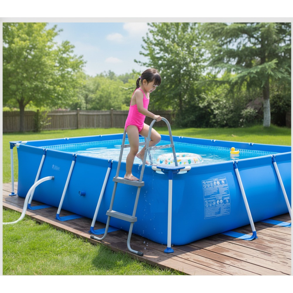 地上設置型屋外プール用強化プール入場用踏み台 - 厚みのある - Pool Ladder Above Ground のレビューと価格